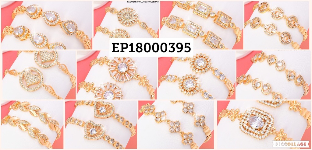 DÚO PULSERAS ESTILOS SURTIDOS