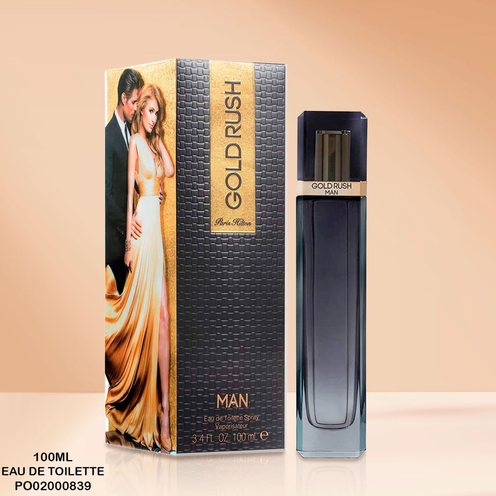 PERFUME GOLD RUSH MAN BY PARIS HILTON 100ML EDT