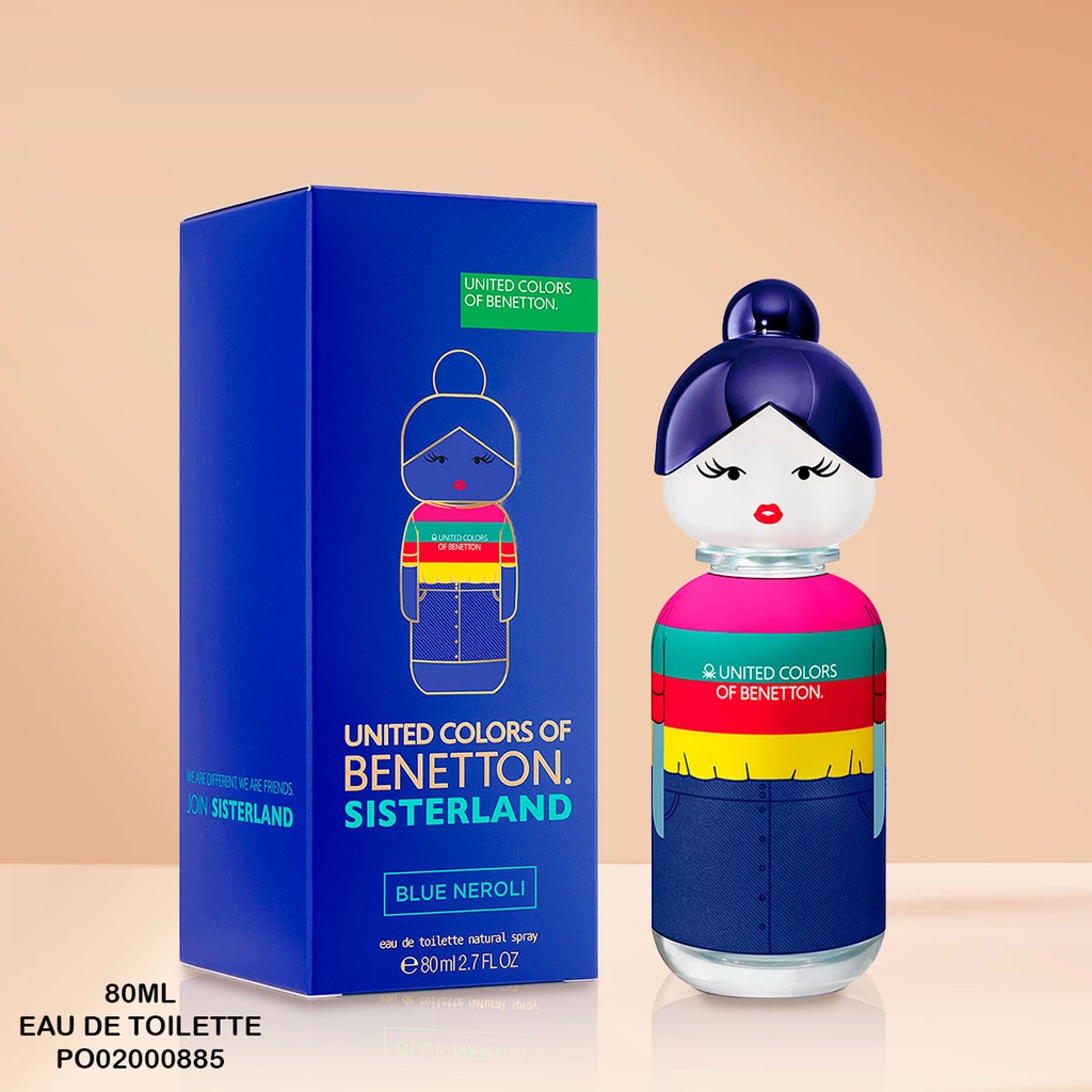 PERFUME SISTERLAND BLUE NEROLI BENETTON EDT 80ML