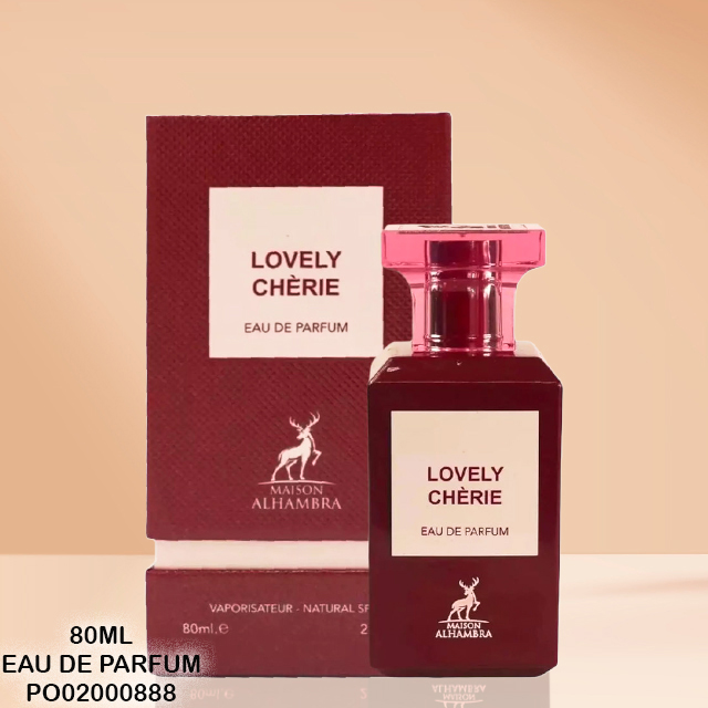 PERFUME LOVELY CHÉRIE WOMAN MAISON ALHAMBRA EDP 80ML