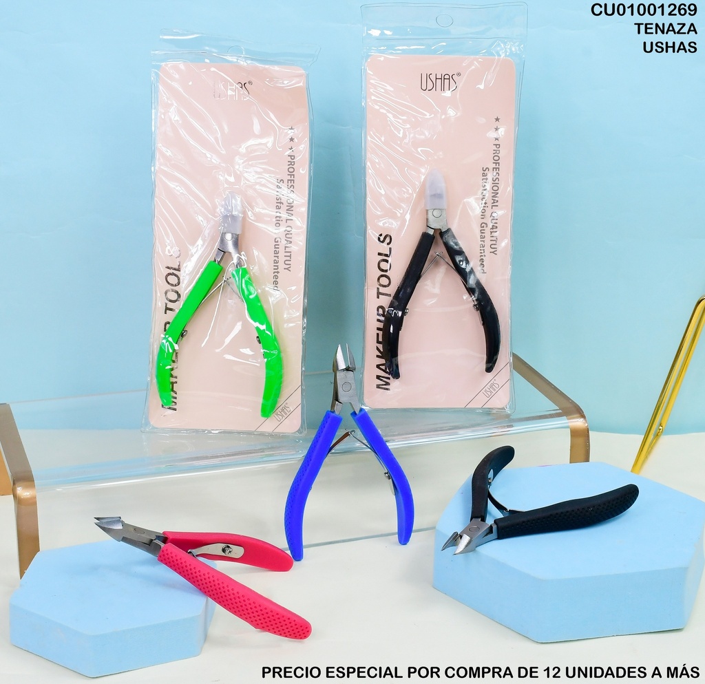 TENAZA PARA CUTÍCULAS NEON SURTIDOS CT395