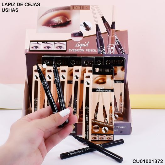 LÁPIZ LÍQUIDO P/CEJAS USHAS TP304K-1(BLACK)