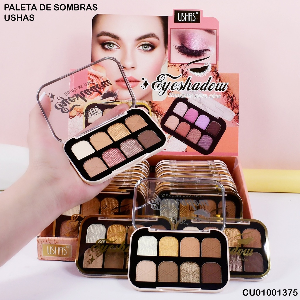 PALETA 8 SOMBRAS USHAS ES4175 SURTIDOS(02)