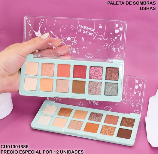 PALETA 12 SOMBRAS FRIENDS FOREVER USHAS NO.ES3830-2