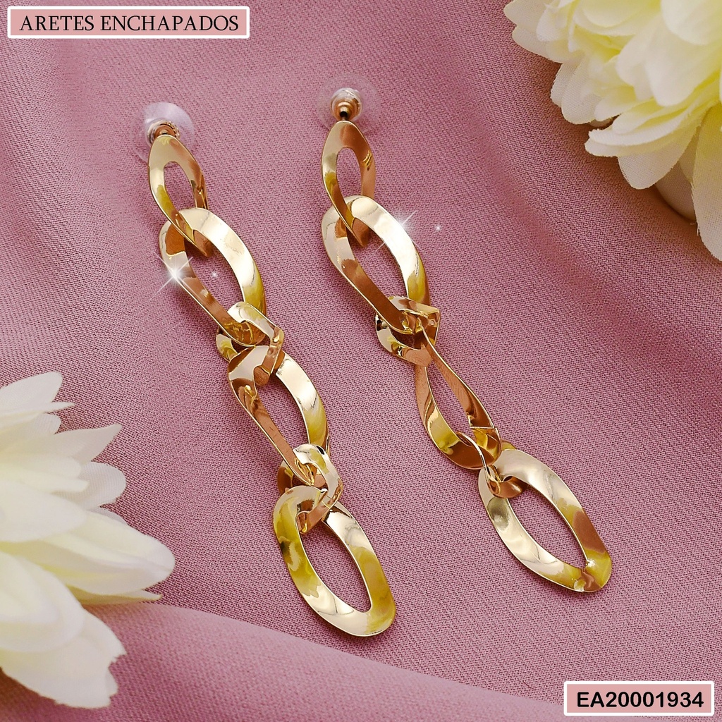 ARETES LÍNEA VERTICAL CROQUI ÓVALO APLANADO