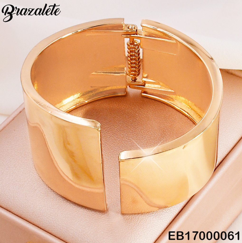 BRAZALETE EXTREMOS RECTANGULARES ABIERTOS