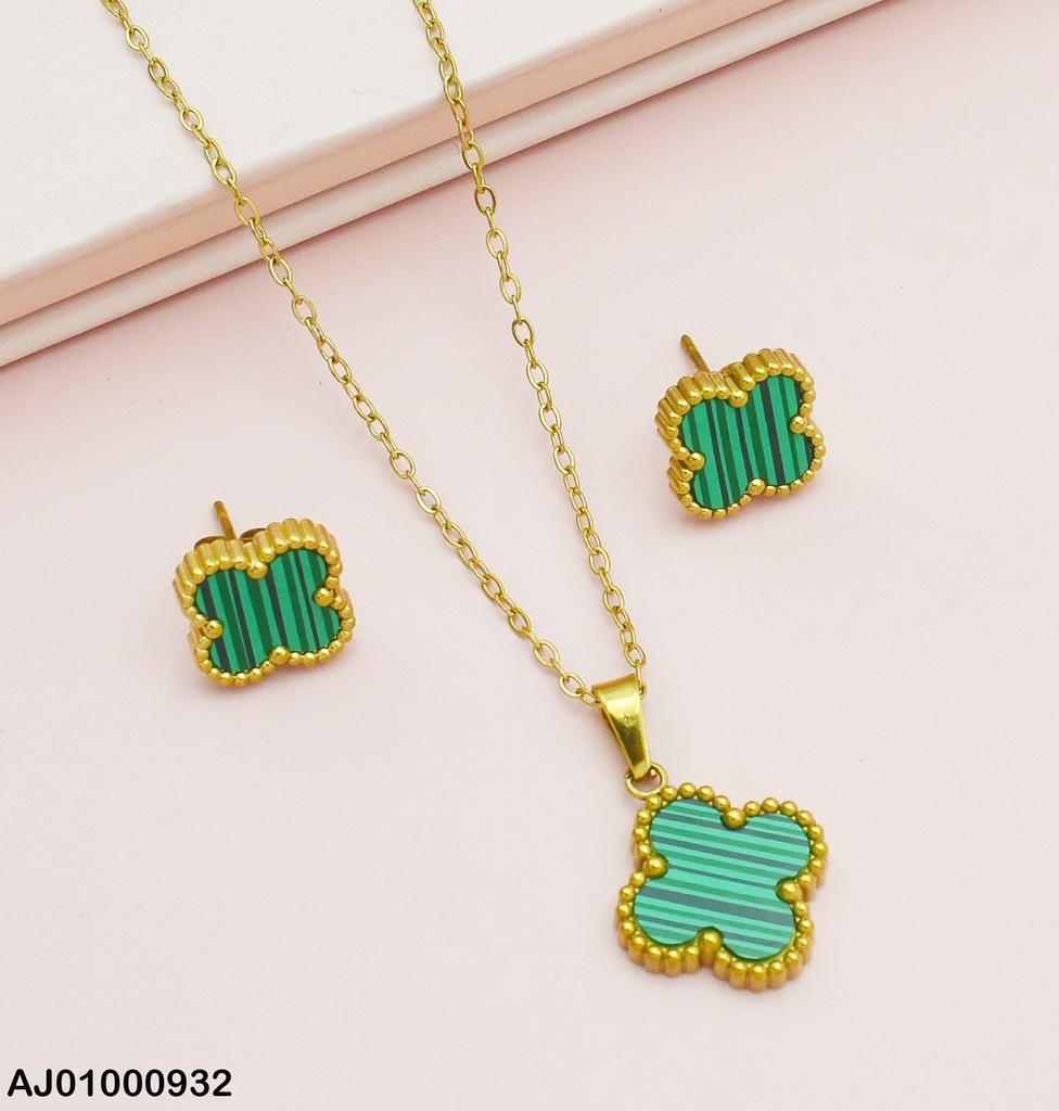 JUEGO VAN CLEEF VERDE/RAYAS
