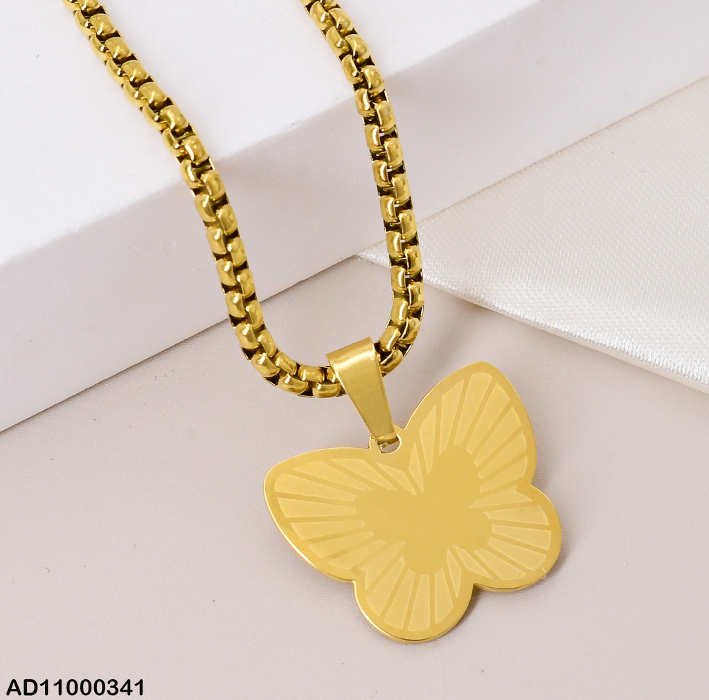 DIJE MARIPOSA A RAYAS A7432