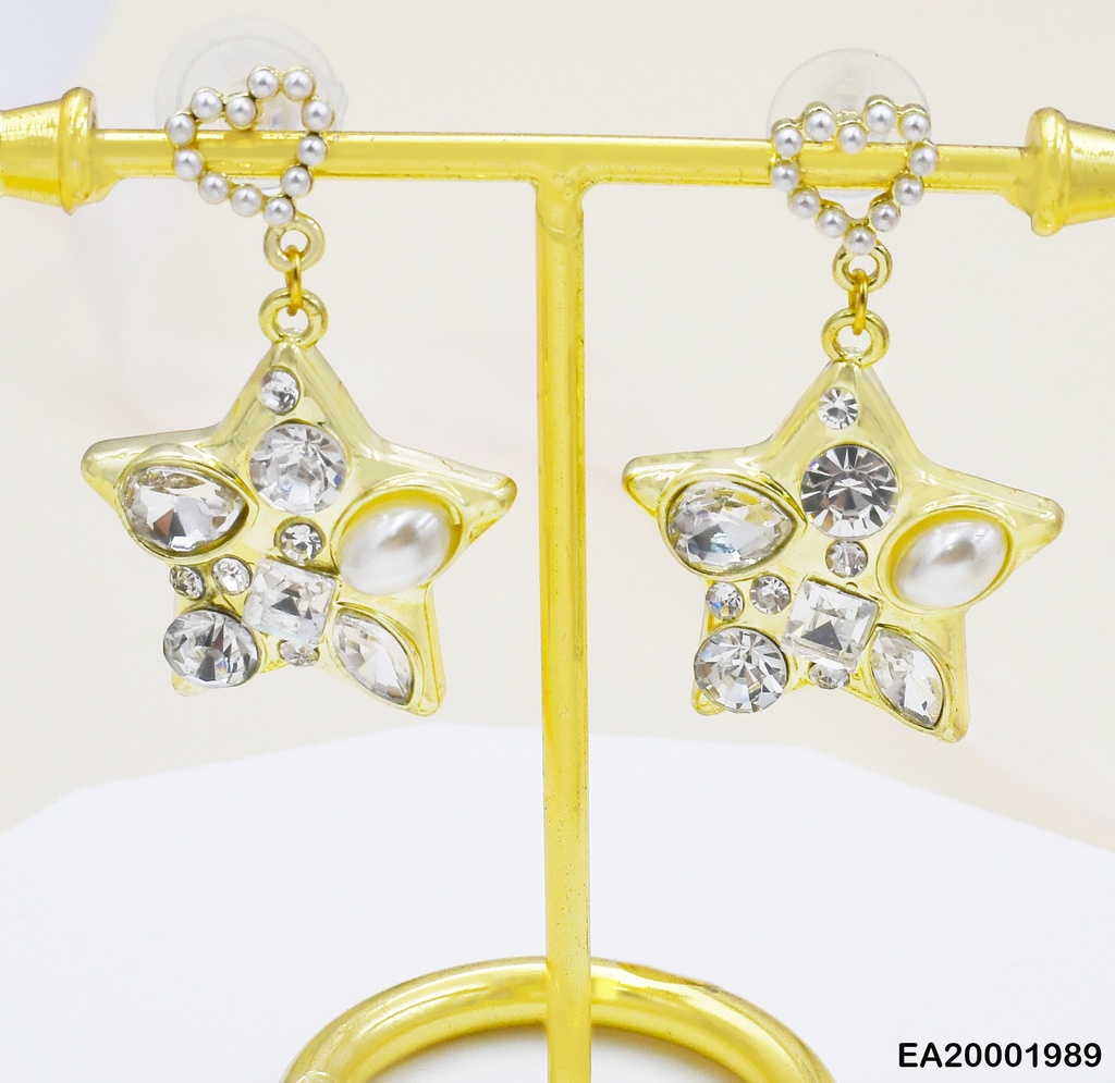 ARETES ESTRELLAS RELLENAS DE ZIRCONIA