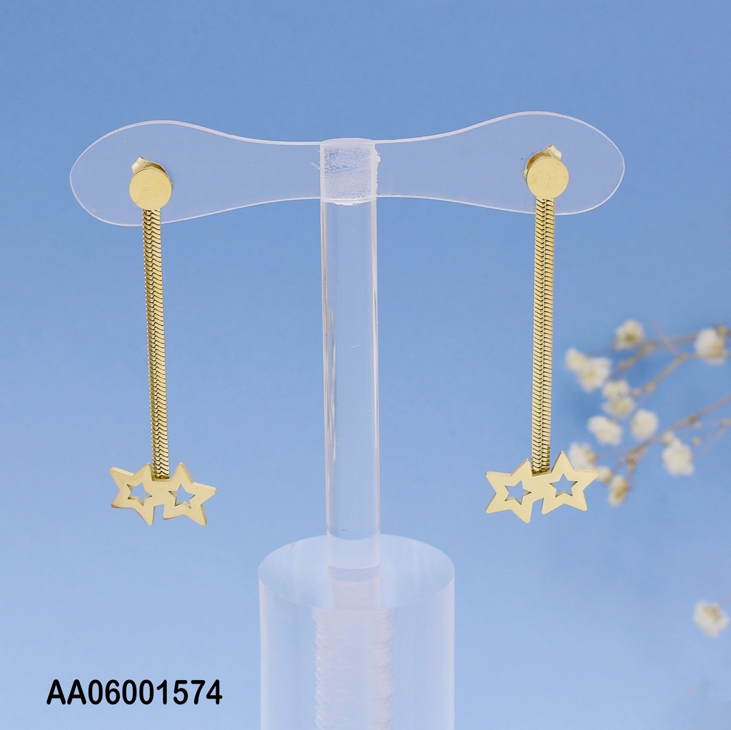 ARETES LARGOS ⭕/LINEA/2 ESTRELLA 072862