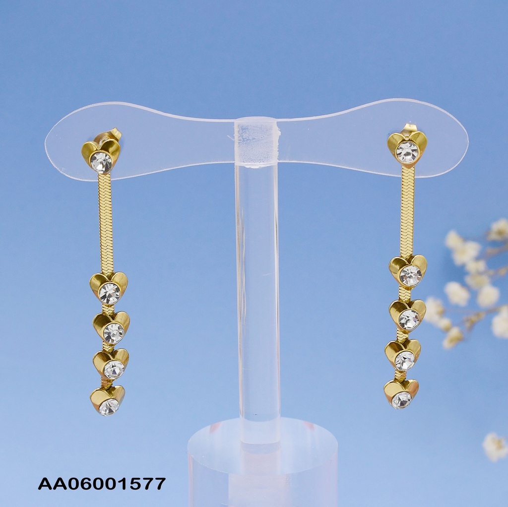 ARETES🤍/LINEA /4 CORAZONES 072868