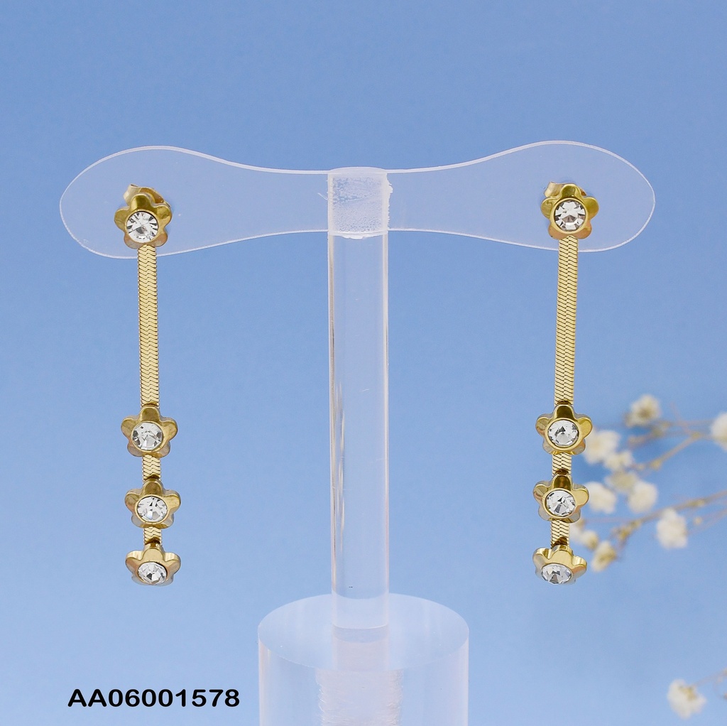 ARETES 🏵️/LINEA/3 FLORES 072887