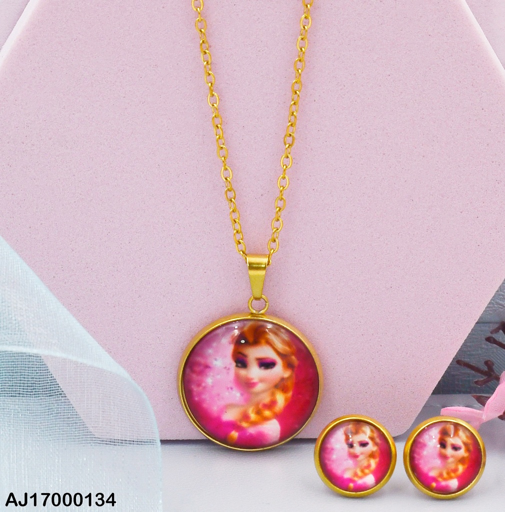 JUEGO ELZA FROZEN ROSADA  073196