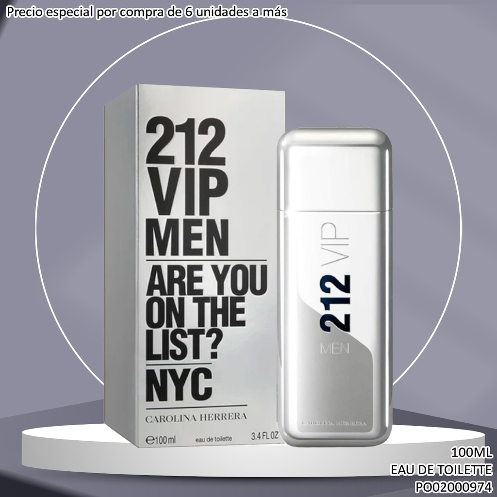 PERFUME 212 VIP MEN LIST?NYC CAROLINA HERRERA 200ML EDT