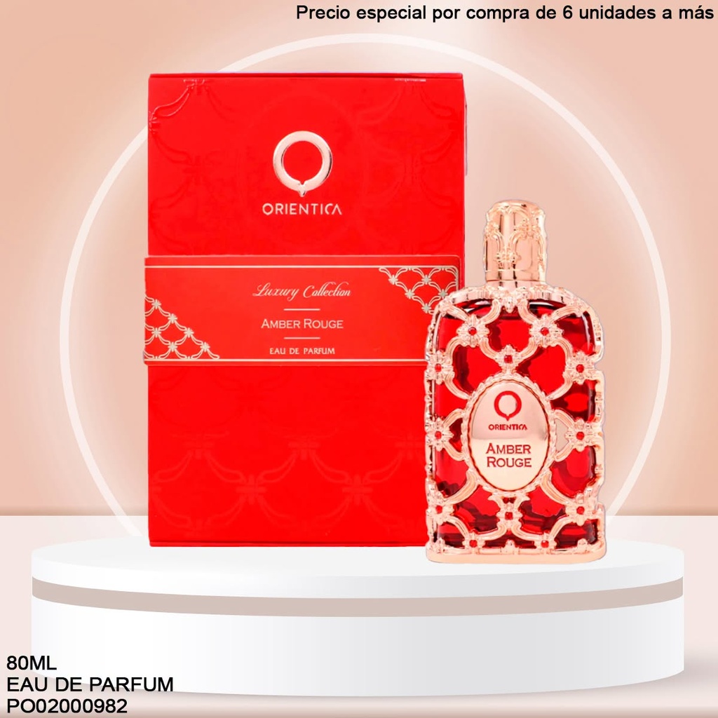 PERFUME ORIENTICA AMBER ROUGE EDP 80ML
