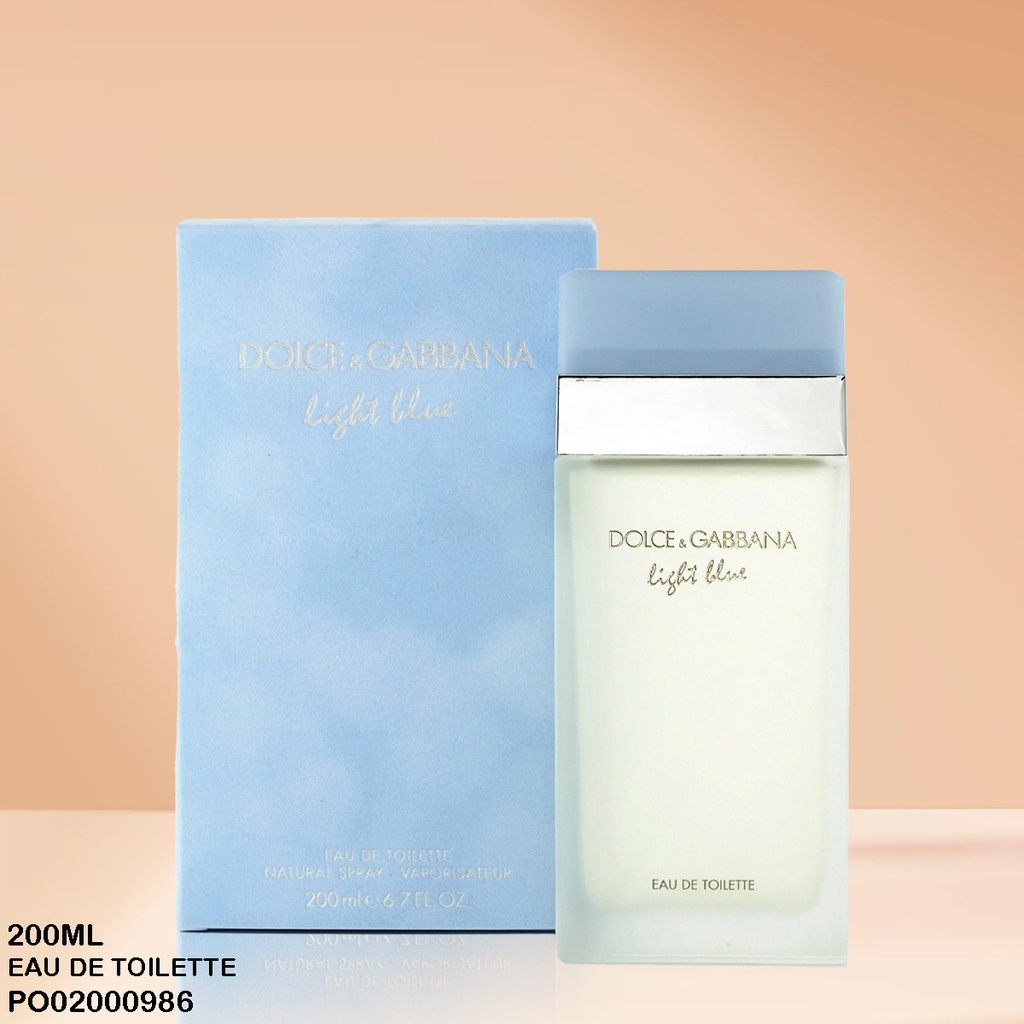 PERFUME DOLCE & GABBANA LIGHT BLUE WOMEN 200 ML EDT