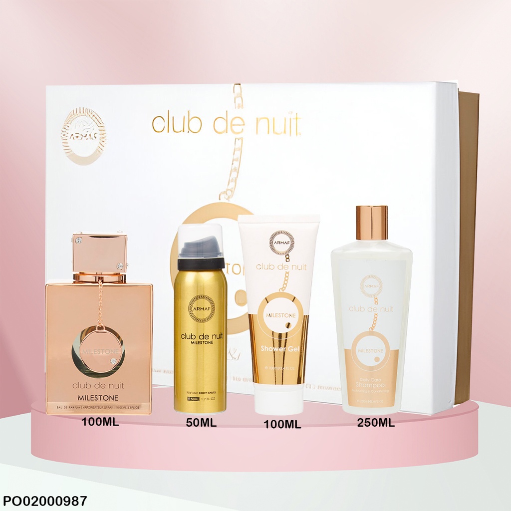 ESTUCHE PERFUMES CLUB DE NUIT MILESTONE 4PCS(WOMAN)