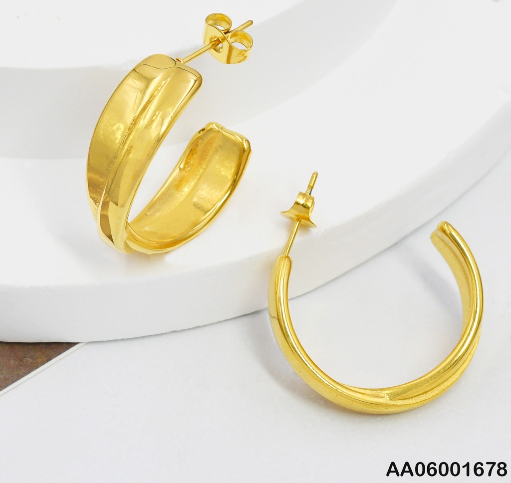 ARETES C ENTRELAZADOS  PALITO 072530-334