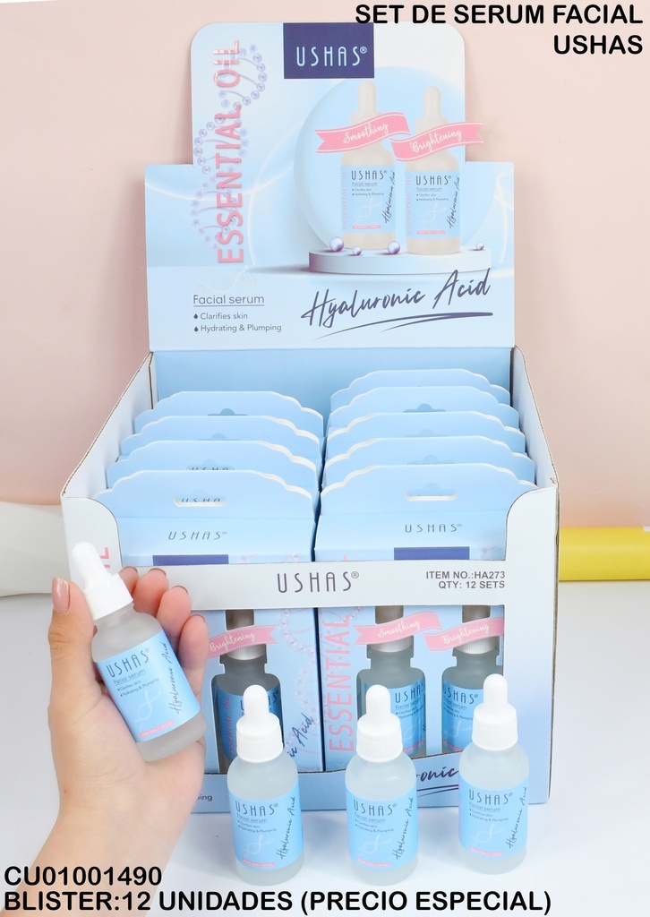 DÙO SERUM FACIAL ÁCIDO HYALURONICO USHAS HA273