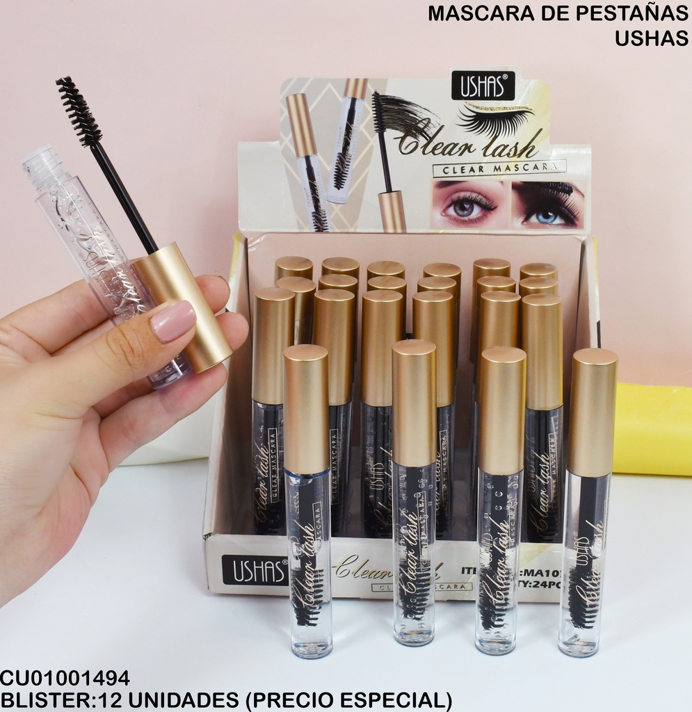 MÁSCARA CLEAR PESTAÑAS USHAS MA1075