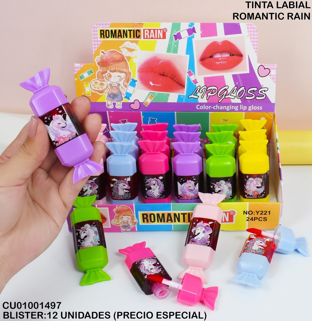 TINTA LABIAL CARAMELO ROMANTIC RAIN Y221