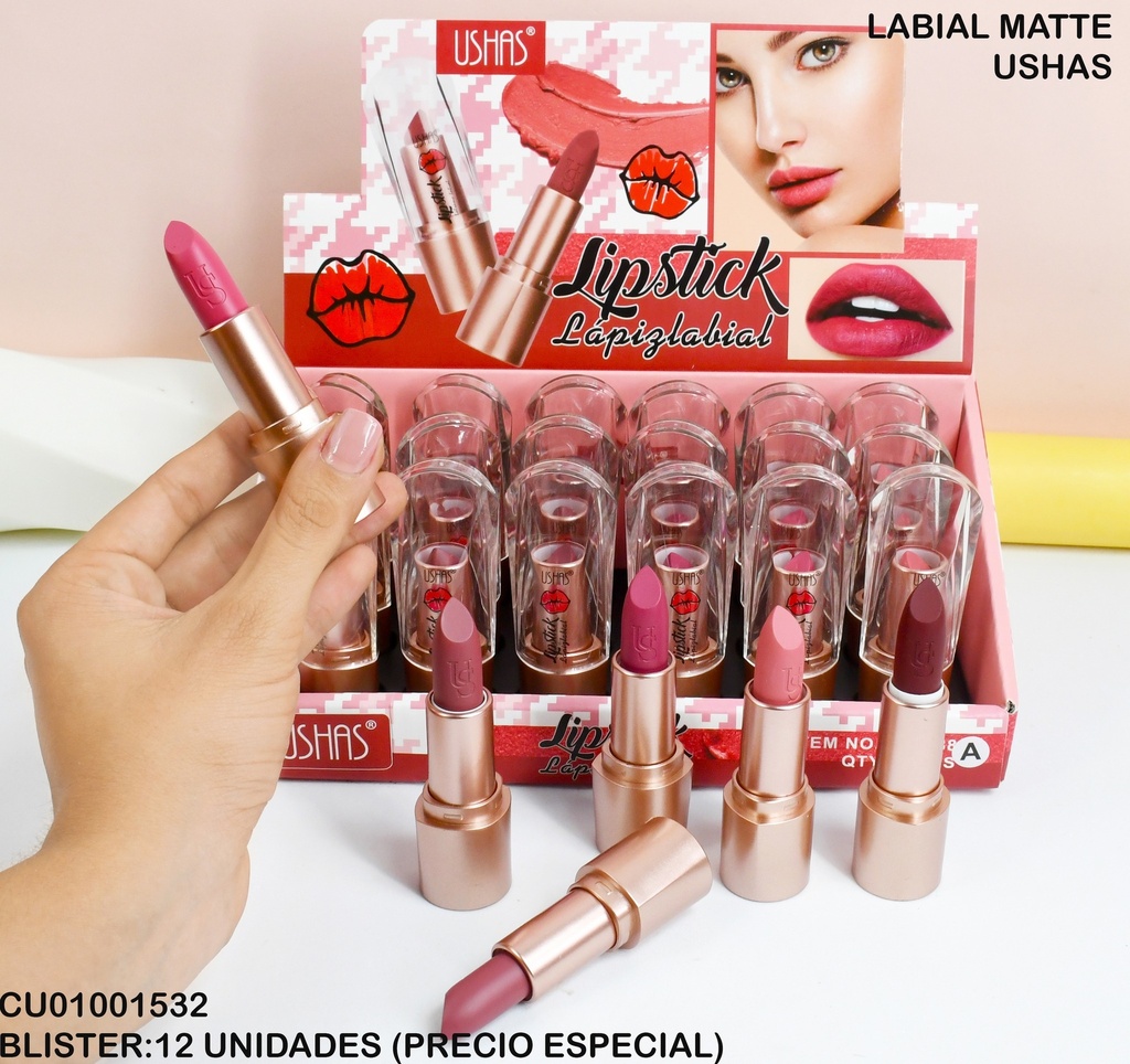 LABIAL USHAS(LABIOS ROJOS) LP2288 A