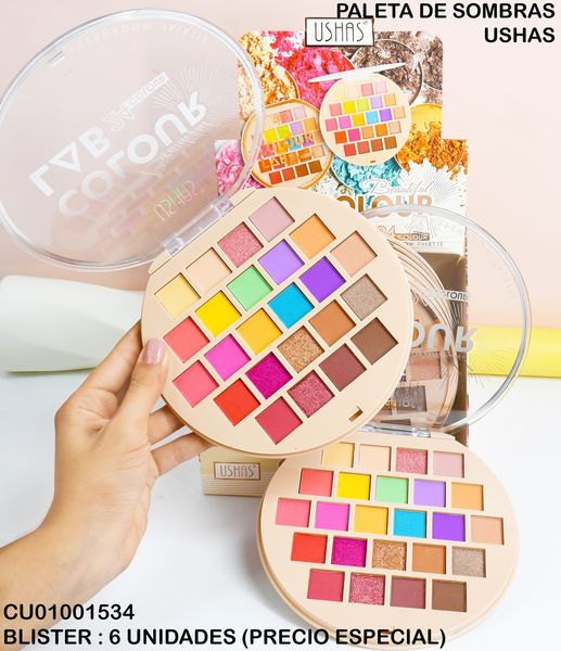 PALETA RD 24 SOMBRAS COLOUR LAB USHAS ES3729-4