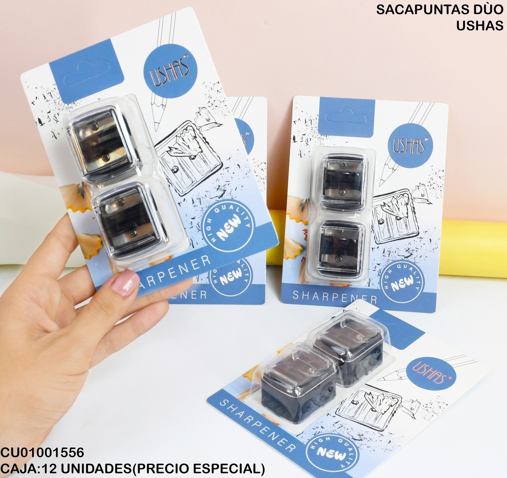 DÚO SACAPUNTAS USHAS CT427