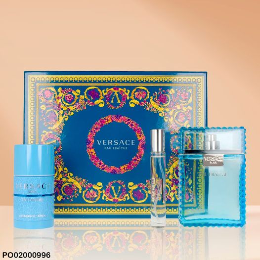 ESTUCHE VERSACE EAU FRAÍCHE 3PCS EDT 75/10/100ML