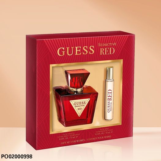 ESTUCHE PERFUMES GUESS SEDUCTIVE RED WOMAN 2PCS