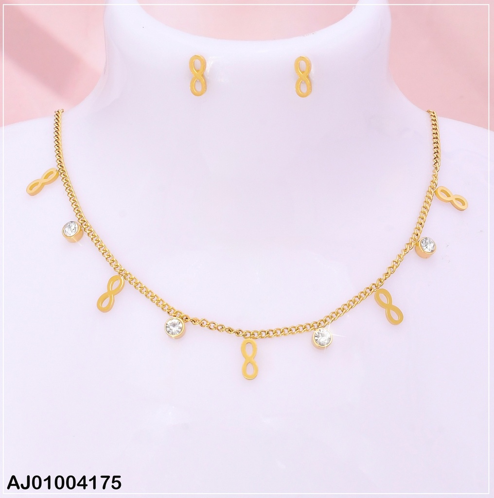 JUEGO ARETES / DIJES INFINITO ZIRC.RD 073117-180 (P.E.NOV2025)