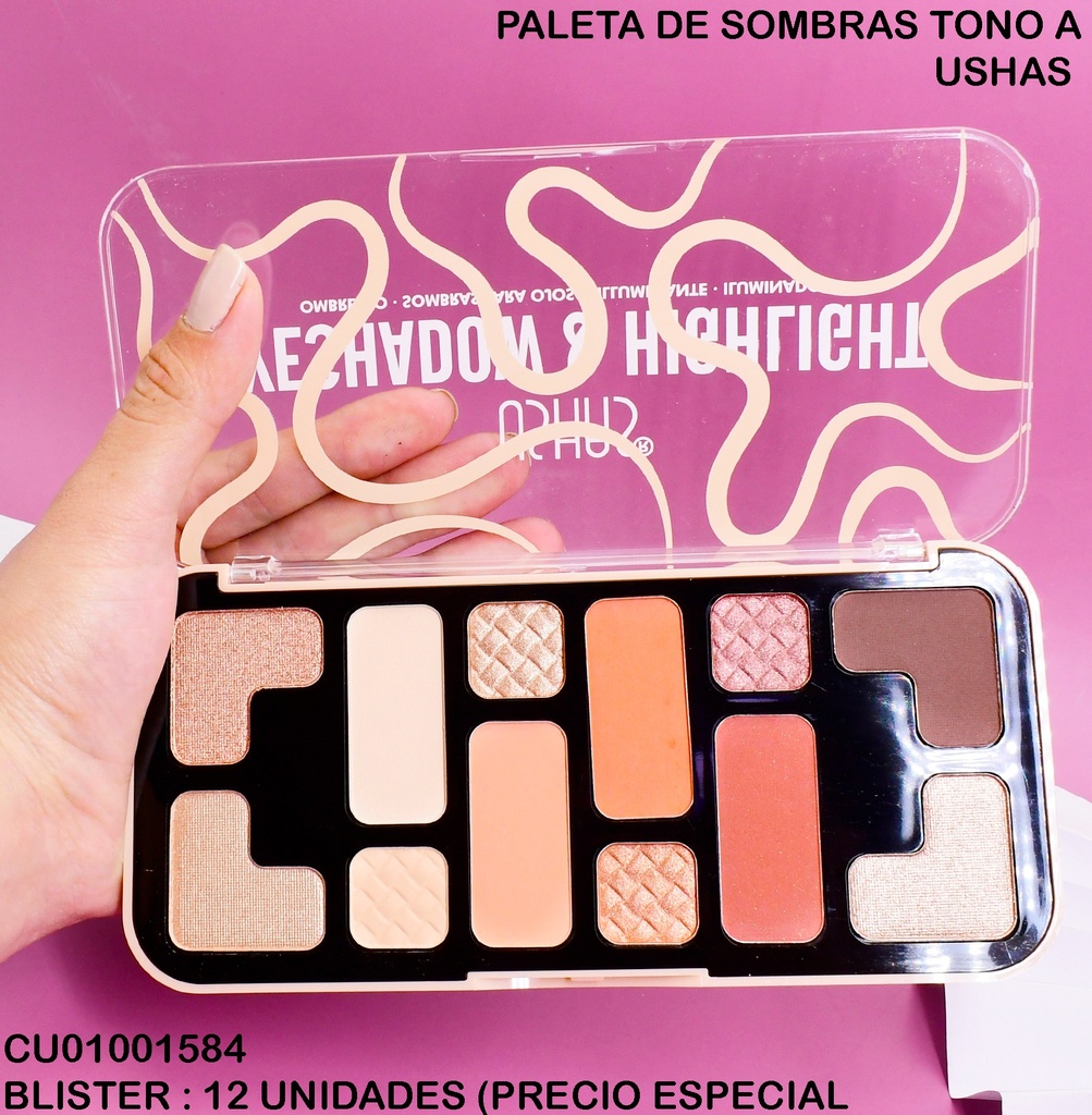 PALETA DE SOMBRAS / ILUMINADOR ES4189