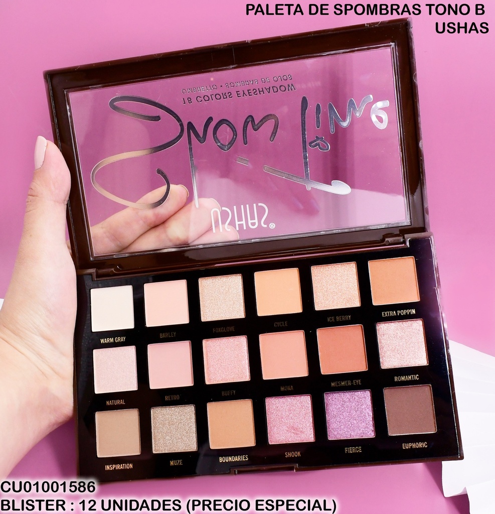 PALETA SOMBRAS 18 TONOS  SHOW TIME ES4195-4