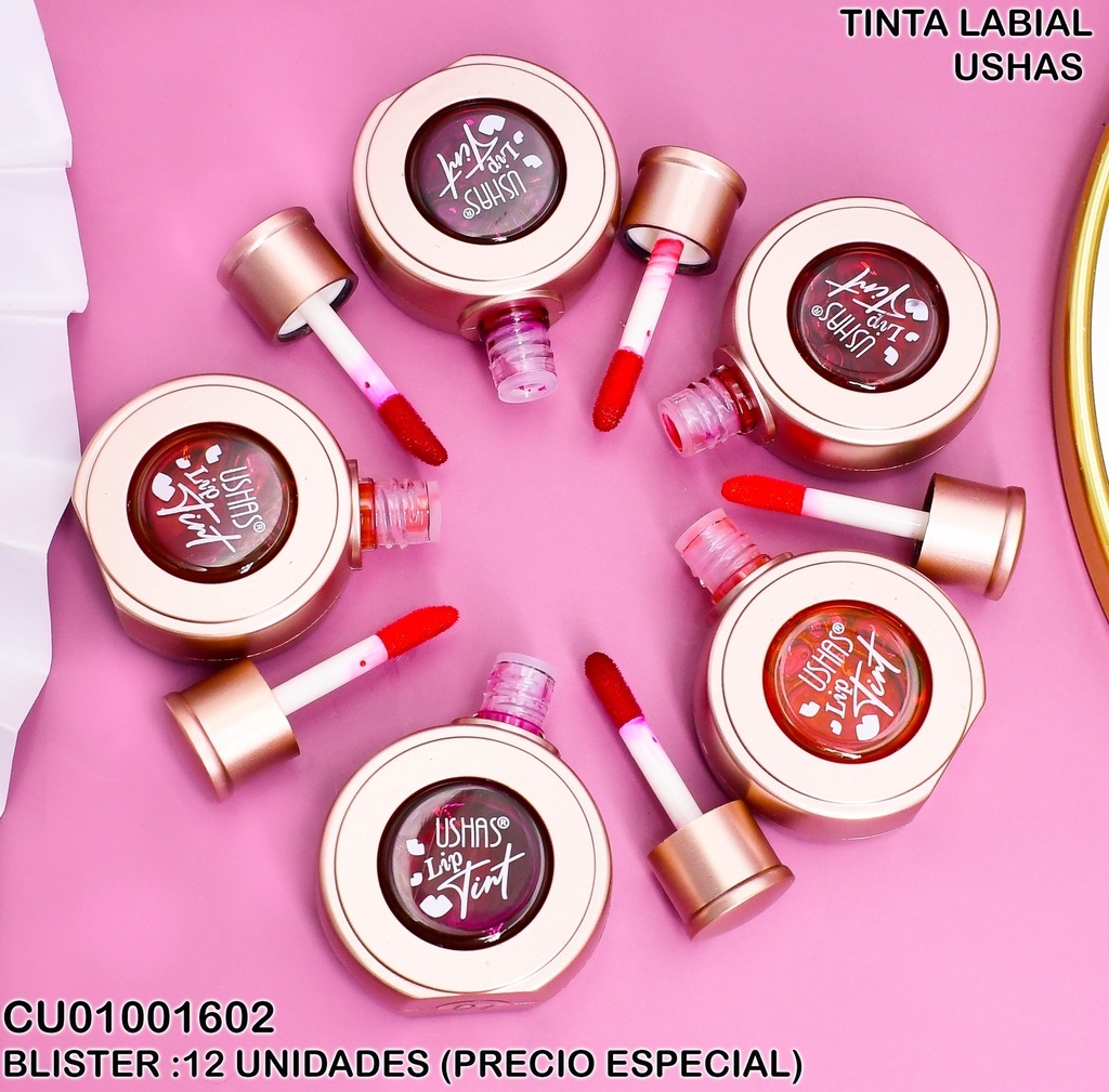 TINTA LABIAL USHAS FRASCO ANTIGUO LG2517