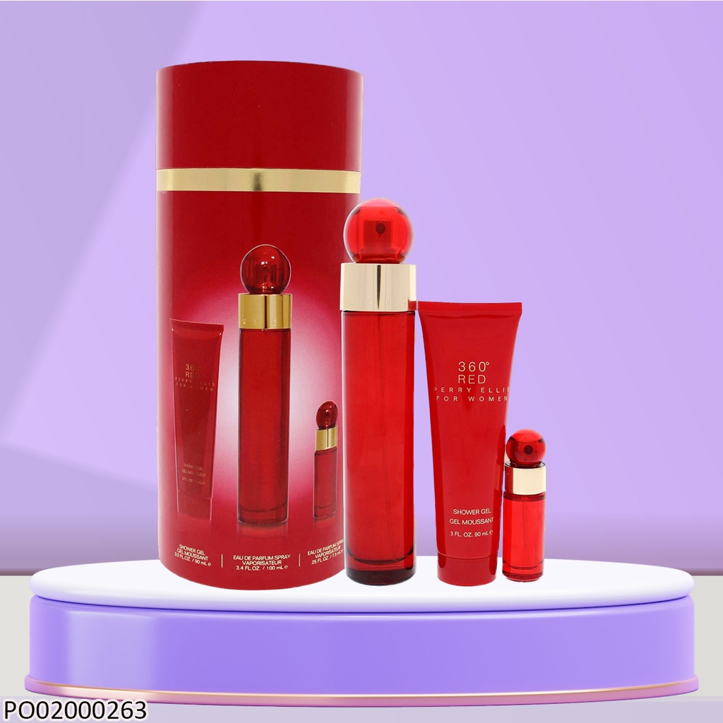ESTUCHE PERRY ELLIS 360° RED FOR WOMEN
