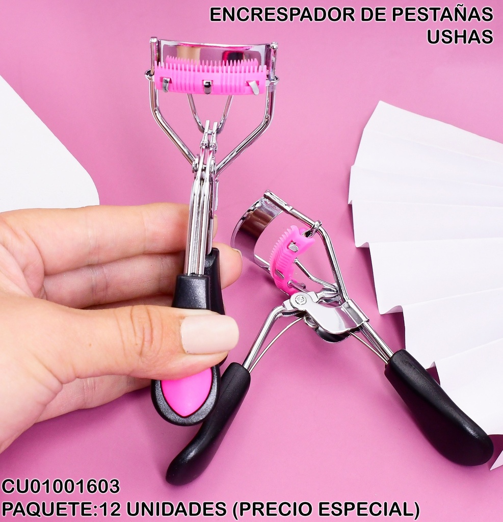 ENCRESPADOR PESTAÑAS SILICON APLANADO NEGRO CT418