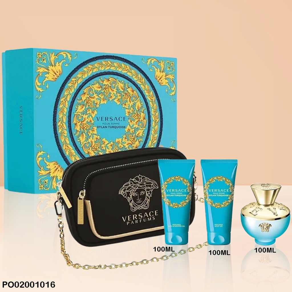 ESTUCHE PERFUMES DYLAN TURQUOISE FEMME 3PCS/COSMETIQUERA