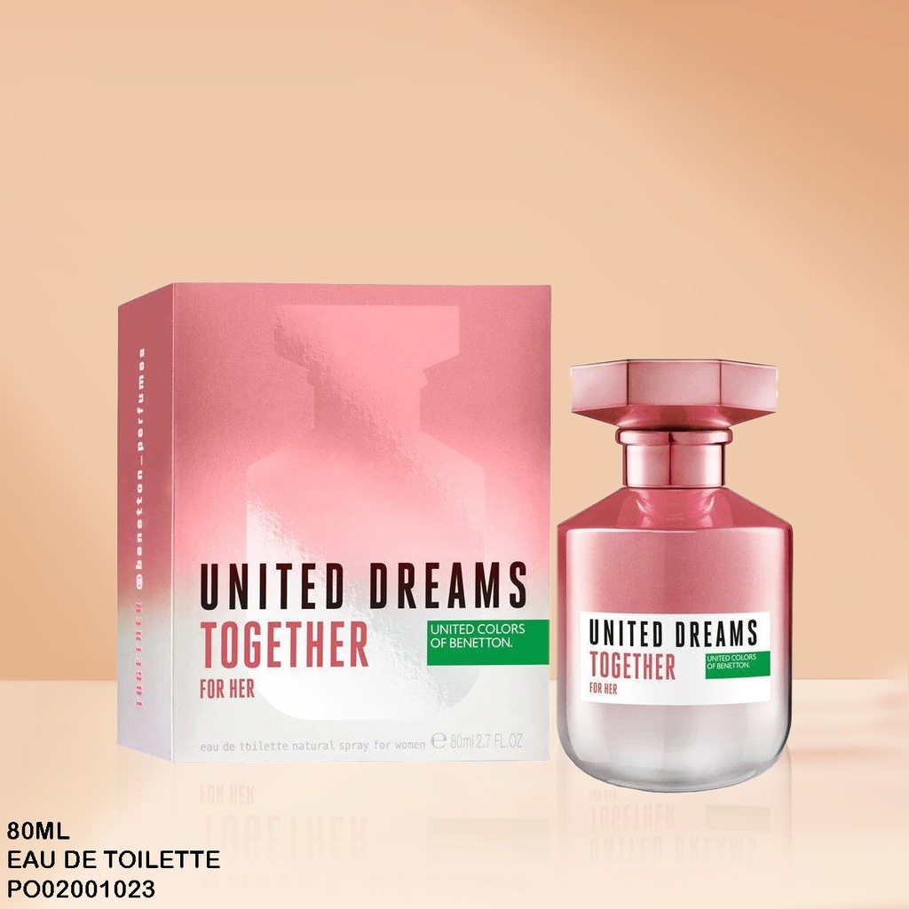 PERFUME UNITED DREAMS TOGETHER FOR HER (UCB)EDT 80ML