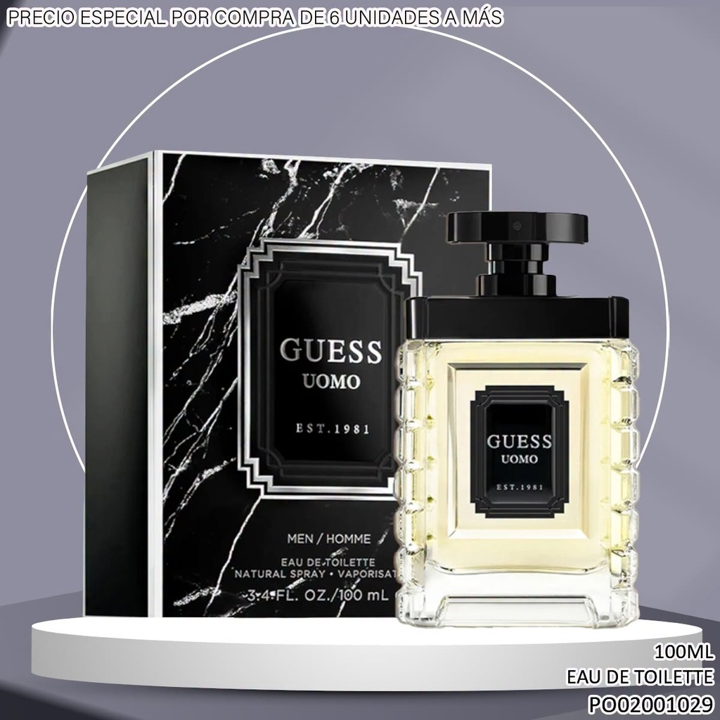 PERFUME GUESS UOMO EST.1981 MEN EDT 100ML