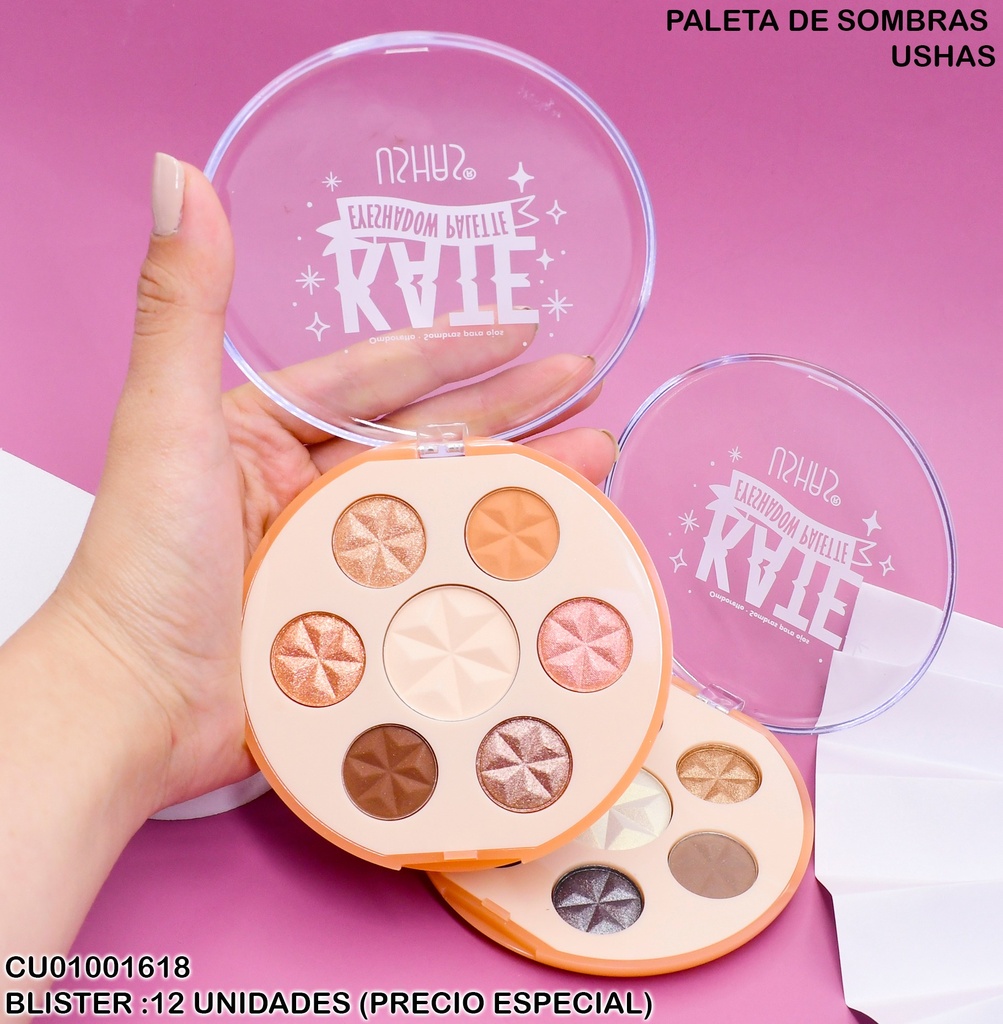 PALETA SOMBRAS 7 TONOS KATE USHAS ES4192-2