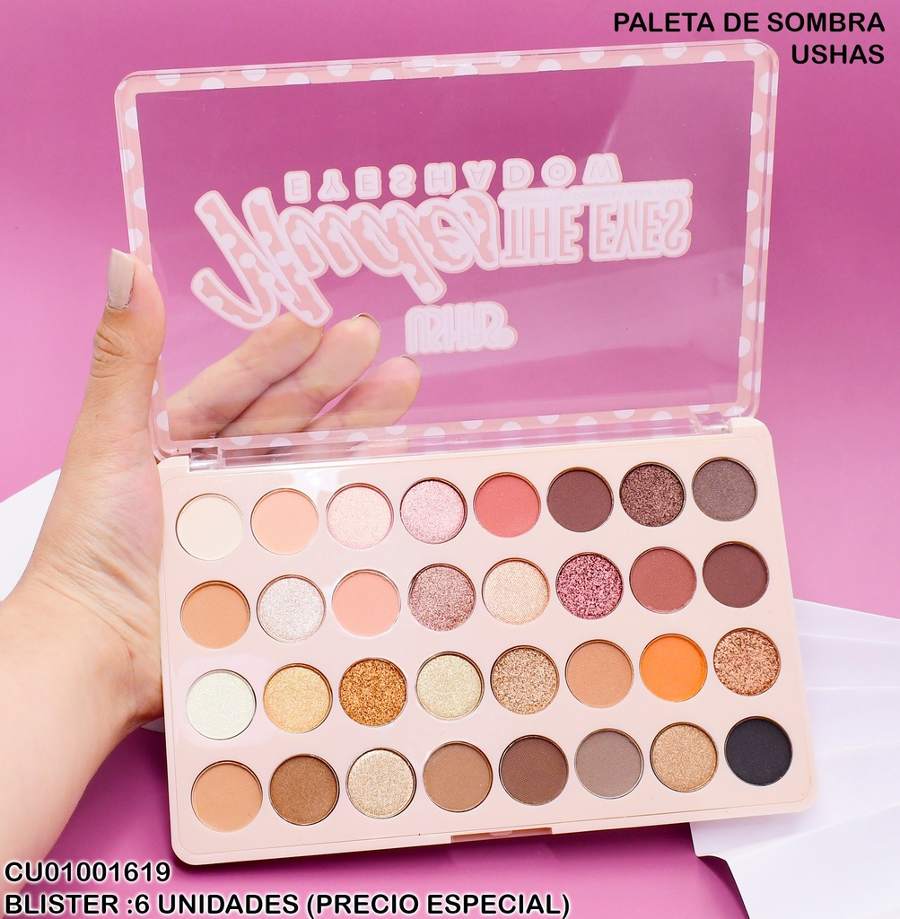PALETA SOMBRAS NUDE 32 MOD.ES4202-02