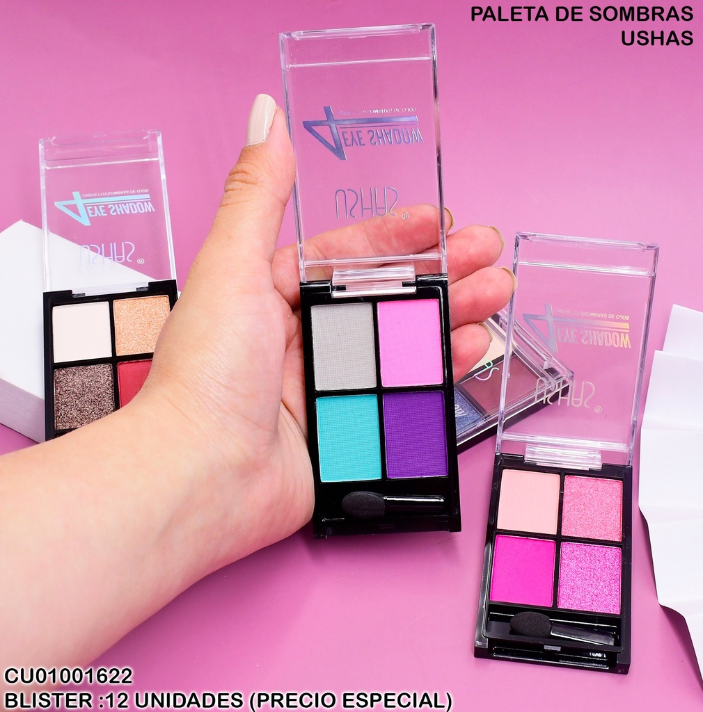 PALETA DE SOMBRAS 4 TONOS DE SOMBRAS ES3495-4