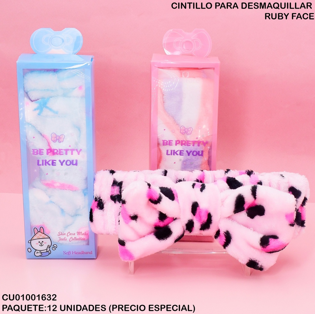 CINTILLO P/DESMAQUILLAR BE PRETTY RUBYFACE FD01