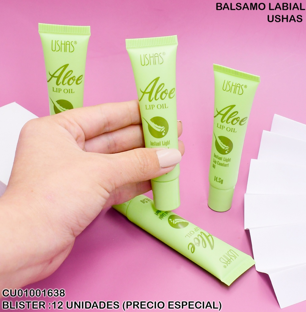 BALSAMO LABIAL ALOE USHAS LG2416