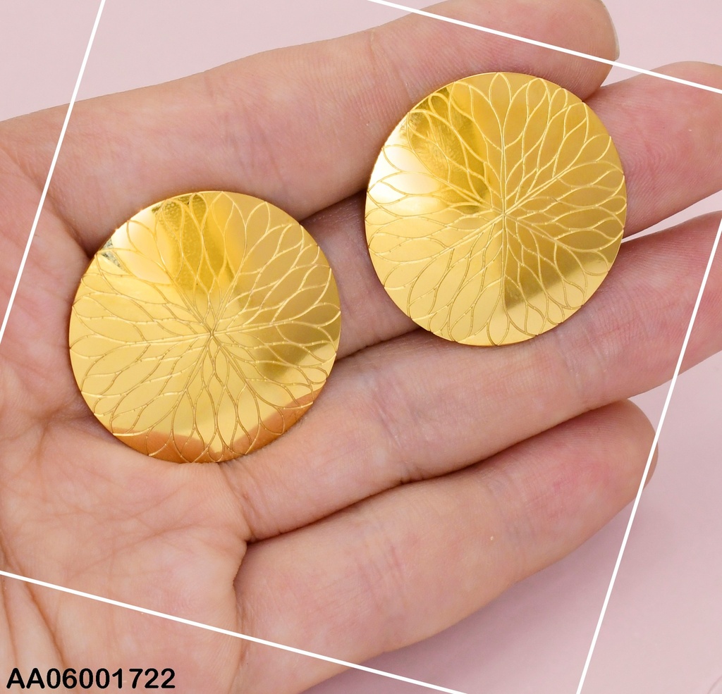 ARETES RD. GRABADO  DE OJITAS 0712211-054