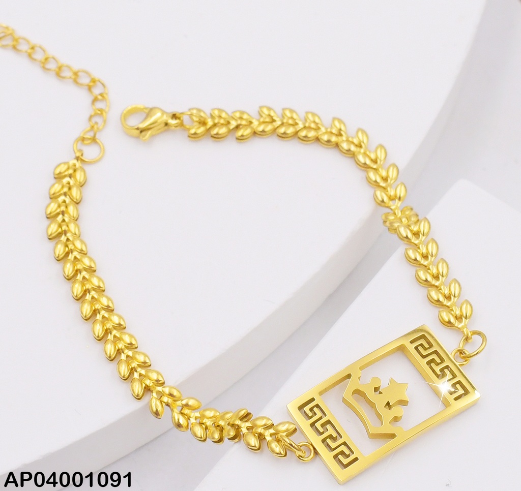 PULSERA PLACA CORONA 0713311-W02