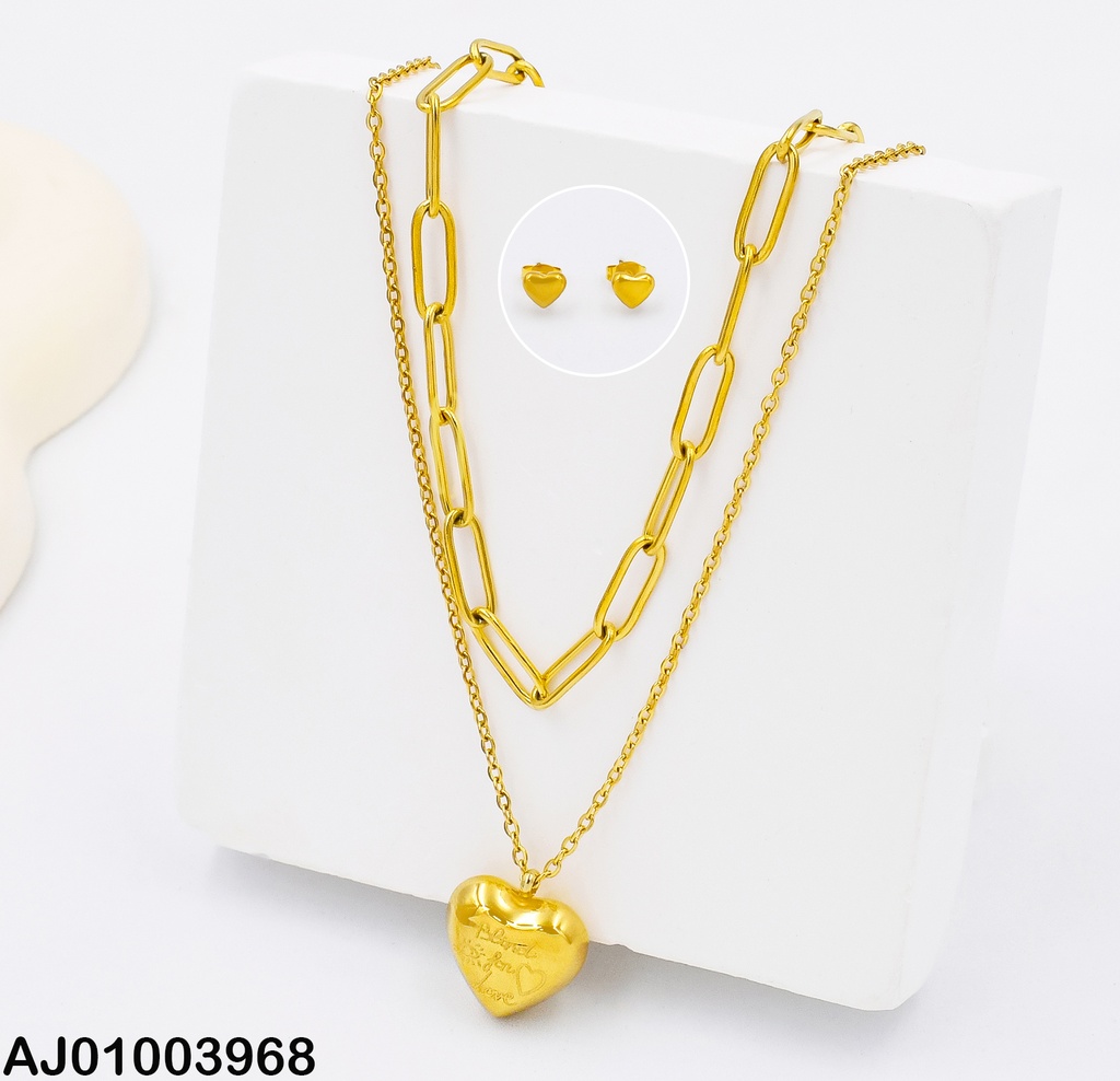 JUEGO CORAZON DOBLE CAD.¨BLIND FOR LOVE¨ 0739491