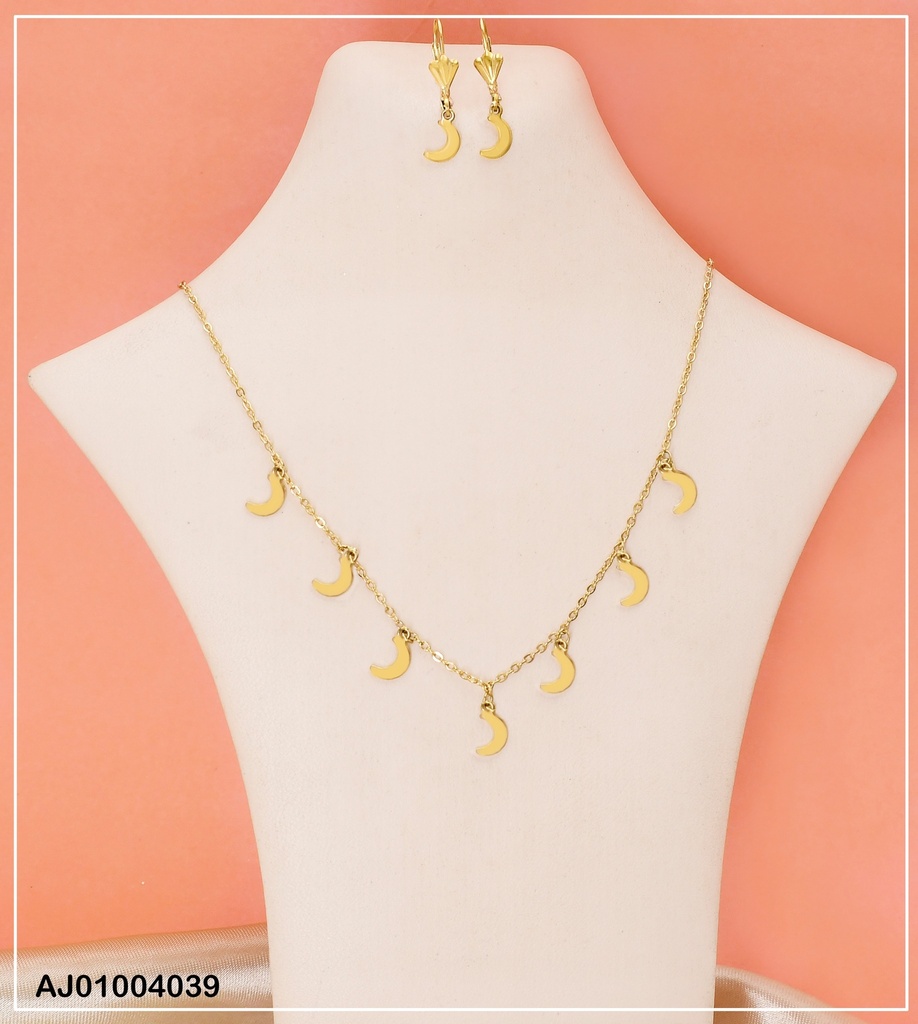 JUEGO ARETES / DIJE LUNA 0712981-W02 (NPE2025)