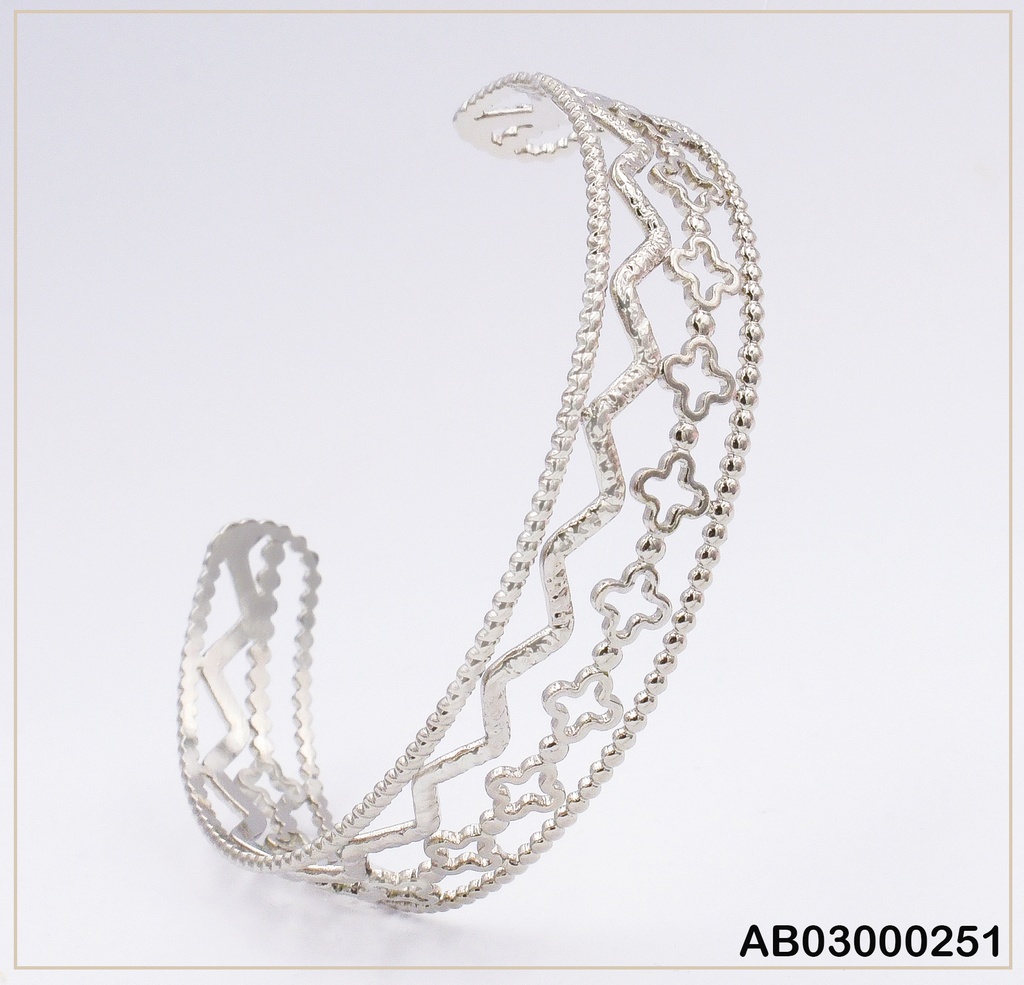 BRAZALETE PLATEADO 0735172