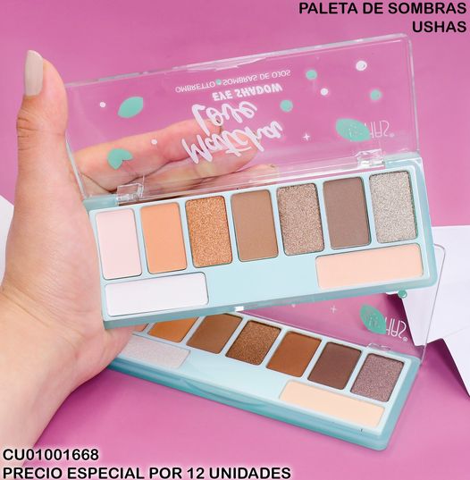 PALETA 9 SOMBRAS MATCHA LOVE USHAS ES3922-22